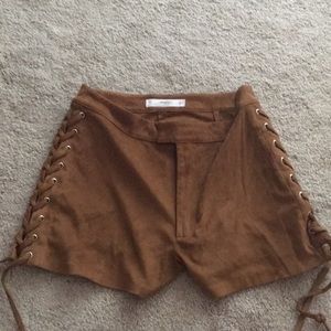 High waisted shorts
